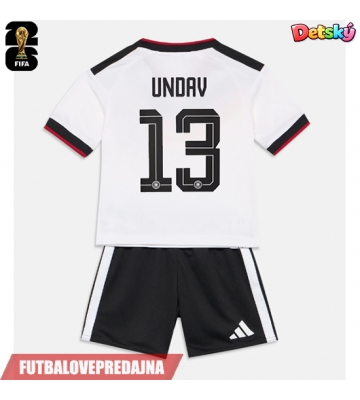 Lacne Dětský Futbalové dres Nemecko Deniz Undav #13 MS 2026 Krátky Rukáv - Domáci (+ trenírky)